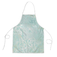 Polynesian Tiare Monstera Seafoam Green Apron Liquid Style - Polynesian Pride