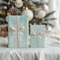 Polynesian Tiare Monstera Seafoam Green Wrapping Paper Liquid Style - Polynesian Pride