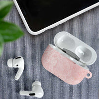 Polynesian Tiare Monstera Soft Pink AirPods Case Liquid Style - Polynesian Pride