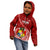 Tonga Rugby Kid Hoodie Tongan Ngatu Pattern White Version LT01 - Polynesian Pride