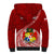 Tonga Rugby Sherpa Hoodie Tongan Ngatu Pattern White Version LT01 - Polynesian Pride