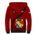 Tonga Rugby Sherpa Hoodie Tongan Ngatu Pattern Black Version LT01 - Polynesian Pride