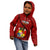 Custom Tonga Rugby Kid Hoodie Tongan Ngatu Pattern Black Version LT01 - Polynesian Pride