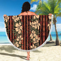 Hawaii Hibiscus Beach Blanket Retro Style - Polynesian Pride