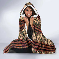 Hawaii Hibiscus Hooded Blanket Retro Style - Polynesian Pride