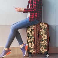 Hawaii Hibiscus Luggage Cover Retro Style - Polynesian Pride