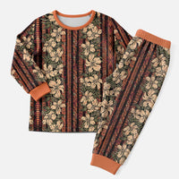 Hawaii Hibiscus Christmas Pajama Set Retro Style - Polynesian Pride