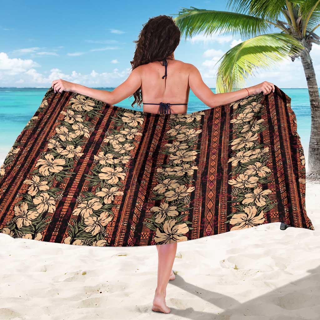Hawaii Hibiscus Sarong Retro Style - Polynesian Pride