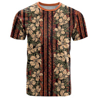 Hawaii Hibiscus T Shirt Retro Style - Polynesian Pride