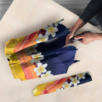 Hawaii Beach Landscape Time-Lapse Umbrella Tropical Plumeria Flowers - Polynesian Pride