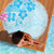 Fiji Masi With Hibiscus Tapa Tribal Beach Blanket Sky Blue Pastel LT01 - Polynesian Pride