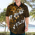 Fiji Masi With Hibiscus Tapa Tribal Hawaiian Shirt Gold Version LT01 - Polynesian Pride