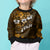 Fiji Masi With Hibiscus Tapa Tribal Kid Ugly Christmas Sweater Gold Version LT01 - Polynesian Pride