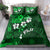 Fiji Masi Bedding Set Fijian Hibiscus Tapa Green Version LT01 - Polynesian Pride