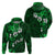 Fiji Masi Hoodie Fijian Hibiscus Tapa Green Version LT01 - Polynesian Pride