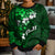 Fiji Masi Kid Ugly Christmas Sweater Fijian Hibiscus Tapa Green Version LT01 - Polynesian Pride