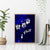 Fiji Masi Canvas Wall Art Fijian Hibiscus Navy Blue Gold Version LT01 - Polynesian Pride