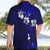 Fiji Masi Hawaiian Shirt Fijian Hibiscus Navy Blue Gold Version LT01 - Polynesian Pride