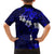 Fiji Masi Kid Hawaiian Shirt Fijian Hibiscus Navy Blue Gold Version LT01 - Polynesian Pride