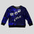 Fiji Masi Kid Ugly Christmas Sweater Fijian Hibiscus Navy Blue Gold Version LT01 Kid Blue - Polynesian Pride