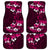 Fiji Masi Car Mats Fijian Hibiscus Tapa Pink Version LT01 Pink - Polynesian Pride