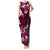 Fiji Masi Family Matching Tank Maxi Dress and Hawaiian Shirt Fijian Hibiscus Tapa Pink Version LT01 Mom's Dress Pink - Polynesian Pride