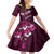 Fiji Masi Kid Short Sleeve Dress Fijian Hibiscus Tapa Pink Version LT01 KID Pink - Polynesian Pride