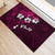 Fiji Masi Rubber Doormat Fijian Hibiscus Tapa Pink Version LT01 - Polynesian Pride