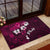 Fiji Masi Rubber Doormat Fijian Hibiscus Tapa Pink Version LT01 - Polynesian Pride