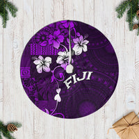 Fiji Masi Tree Skirt Fijian Hibiscus Tapa Purple Version LT01 Casual Tree Skirts Purple - Polynesian Pride