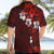 Fiji Masi Hawaiian Shirt Fijian Hibiscus Tapa Red Version LT01 - Polynesian Pride