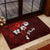 Fiji Masi Rubber Doormat Fijian Hibiscus Tapa Red Version LT01 - Polynesian Pride