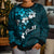 Fiji Masi Kid Ugly Christmas Sweater Fijian Hibiscus Tapa Sky Blue Version LT01 - Polynesian Pride
