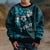 Fiji Masi Kid Ugly Christmas Sweater Fijian Hibiscus Tapa Sky Blue Version LT01 - Polynesian Pride
