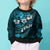 Fiji Masi Kid Ugly Christmas Sweater Fijian Hibiscus Tapa Sky Blue Version LT01 - Polynesian Pride