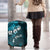 Fiji Masi Luggage Cover Fijian Hibiscus Tapa Sky Blue Version LT01 - Polynesian Pride
