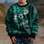 Fiji Masi Kid Ugly Christmas Sweater Fijian Hibiscus Tapa Turquoise Version LT01 - Polynesian Pride