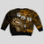 Fiji Masi Paisley With Hibiscus Tapa Kid Ugly Christmas Sweater Gold Version LT01 - Polynesian Pride