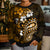 Fiji Masi Paisley With Hibiscus Tapa Kid Ugly Christmas Sweater Gold Version LT01 - Polynesian Pride