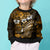 Fiji Masi Paisley With Hibiscus Tapa Kid Ugly Christmas Sweater Gold Version LT01 - Polynesian Pride