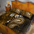 Fiji Masi Paisley With Hibiscus Tapa Quilt Bed Set Gold Version LT01 - Polynesian Pride
