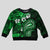 Fiji Masi Paisley With Hibiscus Tapa Kid Ugly Christmas Sweater Green Version LT01 Kid Green - Polynesian Pride