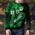 Fiji Masi Paisley With Hibiscus Tapa Ugly Christmas Sweater Green Version LT01 - Polynesian Pride