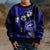 Fiji Masi Paisley With Hibiscus Tapa Kid Ugly Christmas Sweater Navy Blue Version LT01 - Polynesian Pride