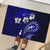 Fiji Masi Paisley With Hibiscus Tapa Rubber Doormat Navy Blue Version LT01 - Polynesian Pride