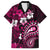 Fiji Masi Paisley With Hibiscus Tapa Hawaiian Shirt Pink Version LT01 Pink - Polynesian Pride