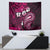 Fiji Masi Paisley With Hibiscus Tapa Tapestry Pink Version LT01 - Polynesian Pride