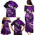 Fiji Masi Paisley Family Matching Puletasi Dress and Hawaiian Shirt Fijian Hibiscus Tapa Purple Version LT01 - Polynesian Pride