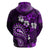 Fiji Masi Paisley Hoodie Fijian Hibiscus Tapa Purple Version LT01 - Polynesian Pride