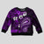 Fiji Masi Paisley Kid Ugly Christmas Sweater Fijian Hibiscus Tapa Purple Version LT01 Kid Purple - Polynesian Pride